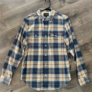 Lucky Brand Men's Blue Plaid Shirt
